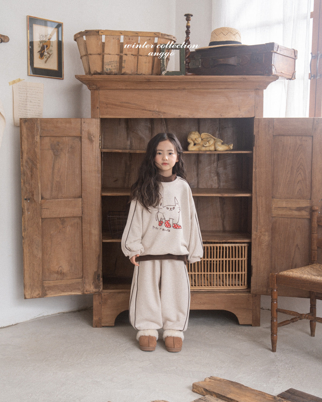 \限時預購/ 韓國童裝 AG25223 Line Pants