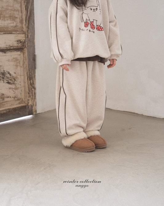 \限時預購/ 韓國童裝 AG25223 Line Pants