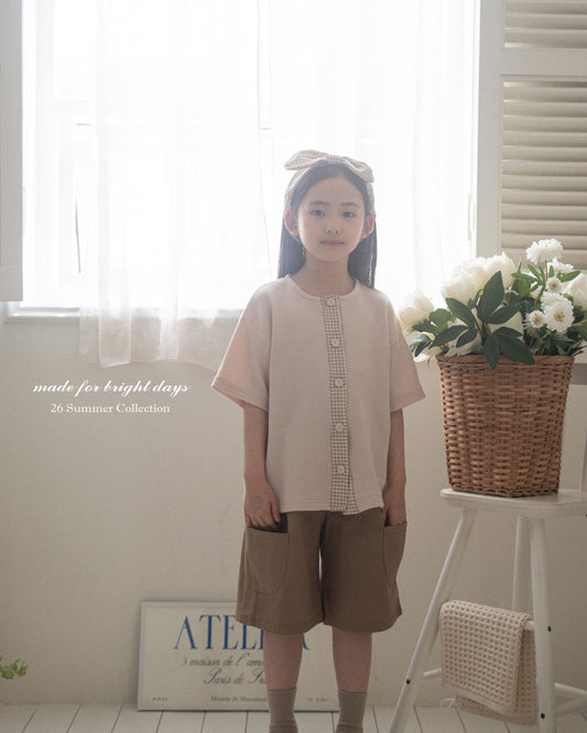 韓國童裝 26夏| AG09 Cookie T-shirt (80-120cm)