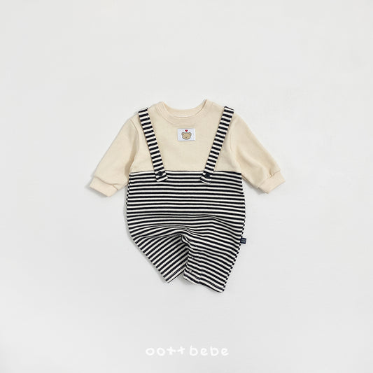 韓國童裝 26SS | OT24 Bear Baby Overall Romper (55-75cm)