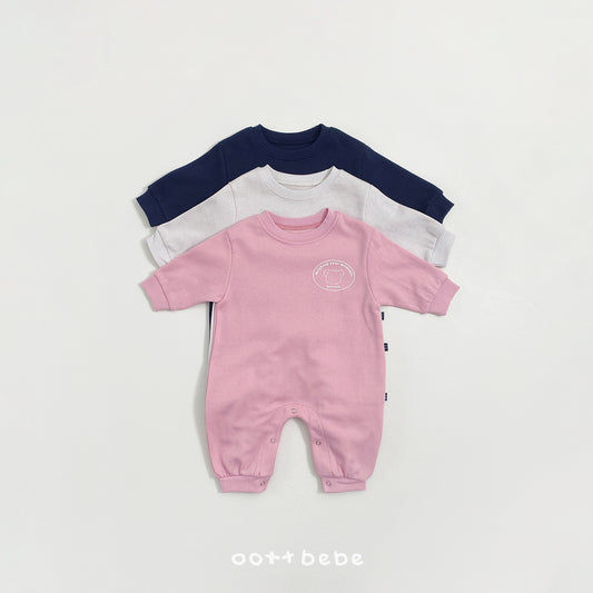韓國童裝 26SS | OT29 親子裝 | Minimal Bear Baby Romper (55-75cm)