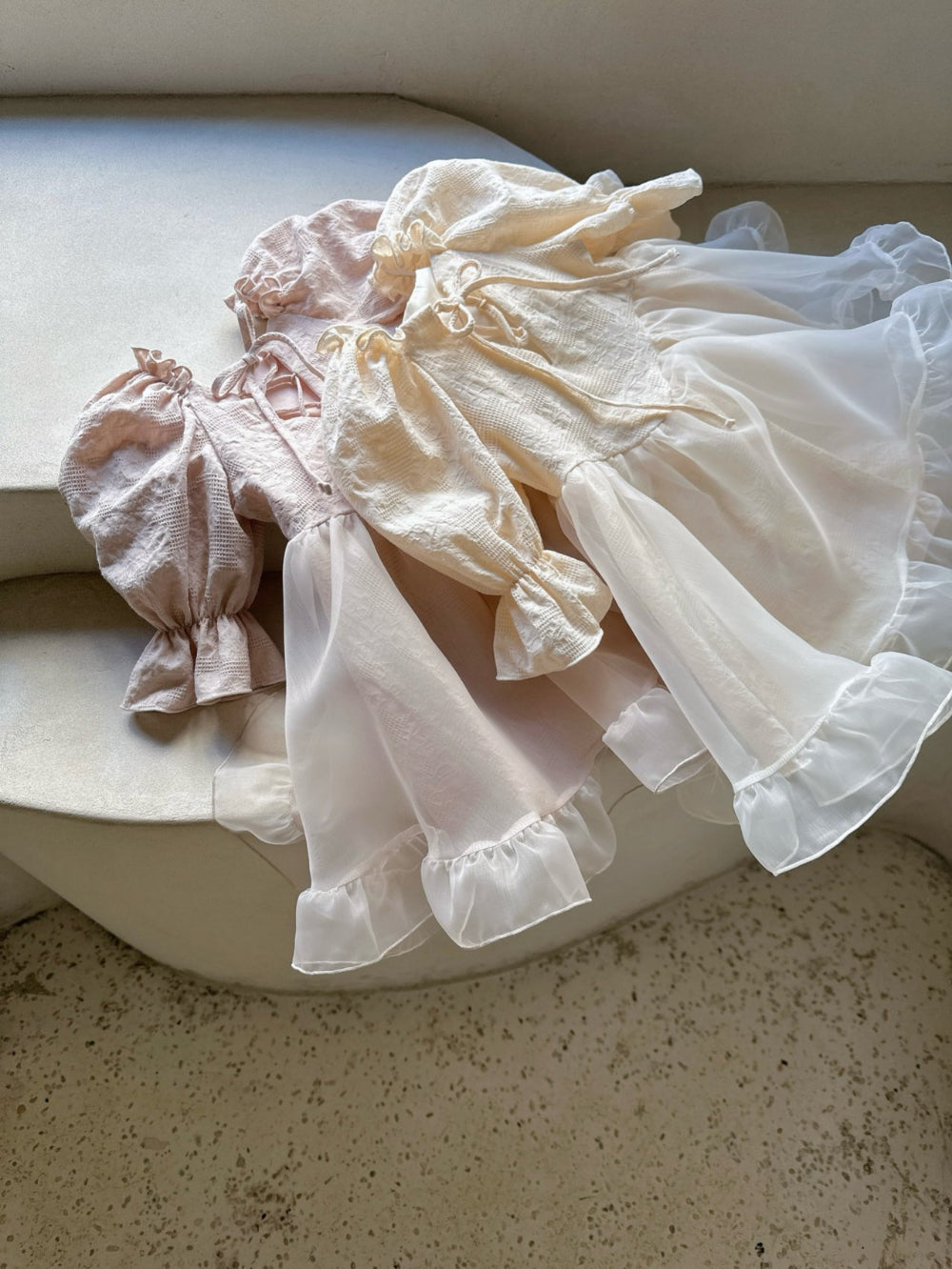 韓國童裝 25春| MB25107 LEAH DRESS KIDS OPS