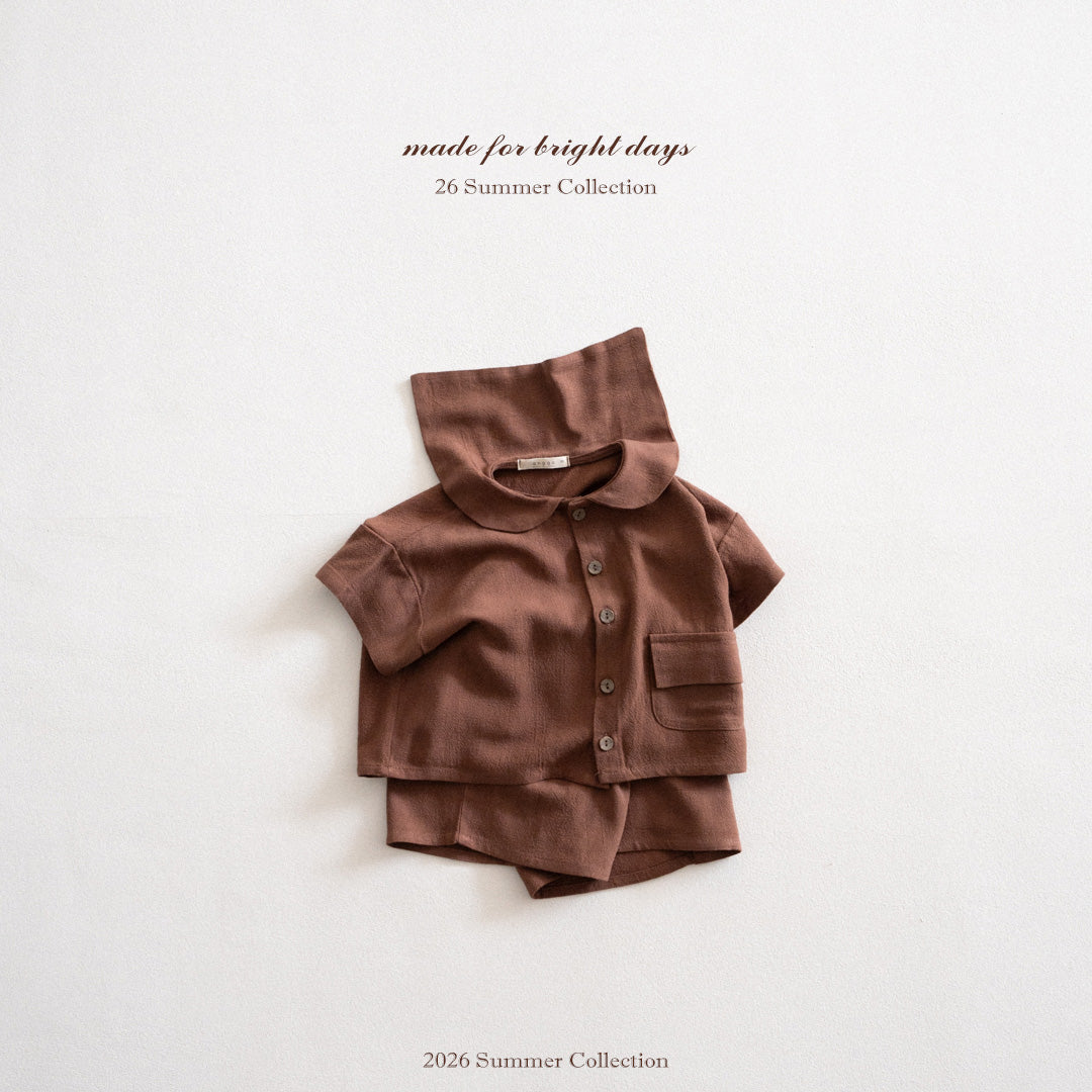 韓國童裝 26夏| AG26 Vanilla bean Set (80-120cm)