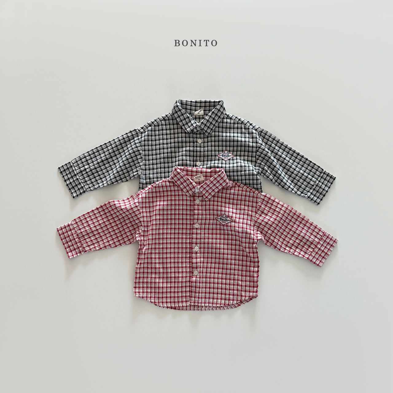 韓國童裝 25秋| BT25326 CHECKERED SHIRT (70-140CM)