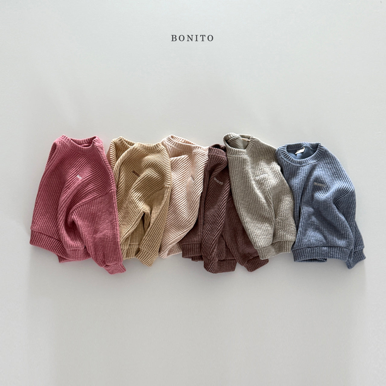 韓國童裝 25秋| BT25313 KNIT MTM (70-140CM)