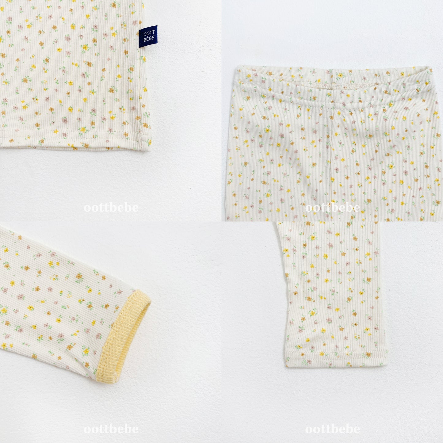 韓國童裝 | OT25341 Blossom Top and Bottom Set