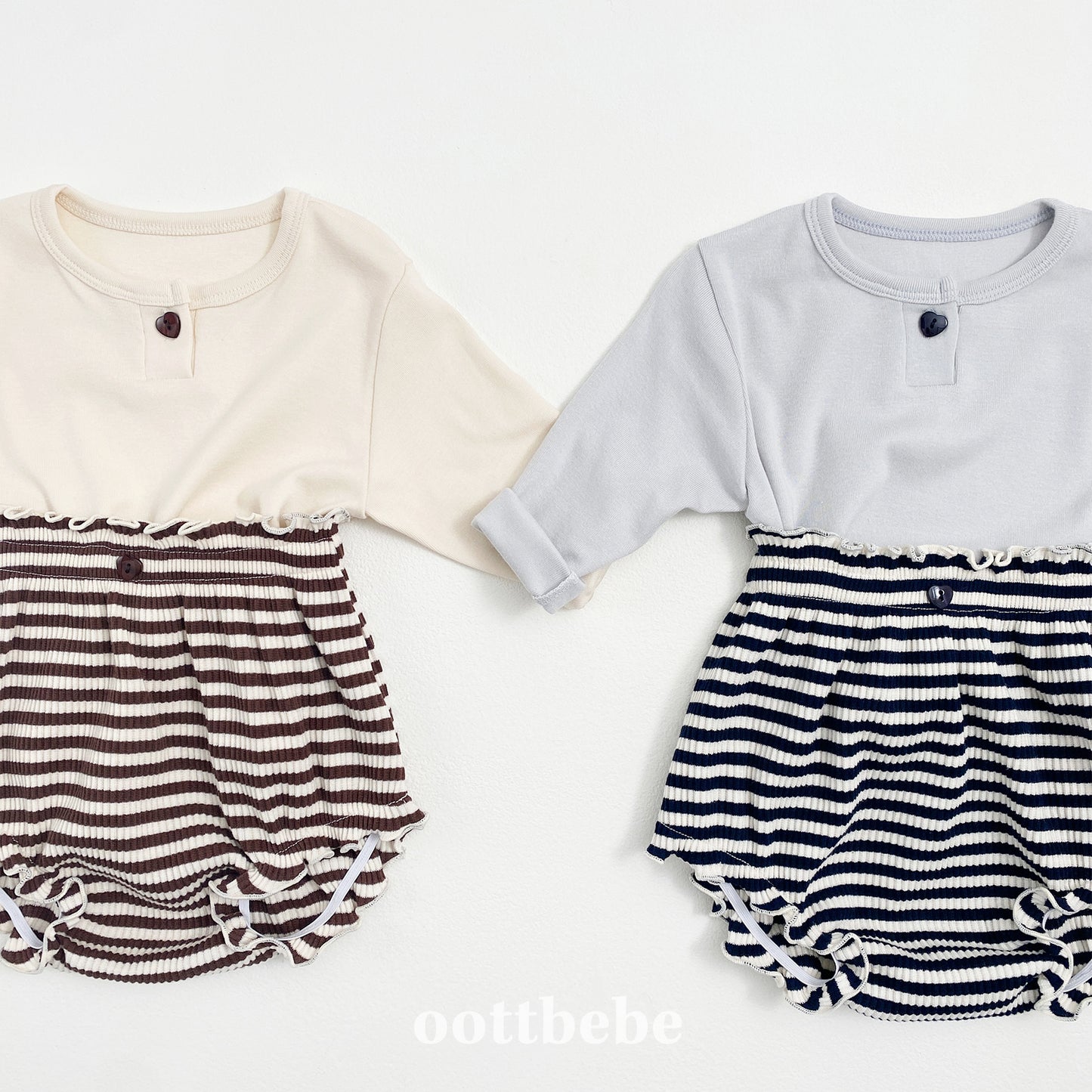 韓國童裝 | OT25355 Baby Top and Bottom Set