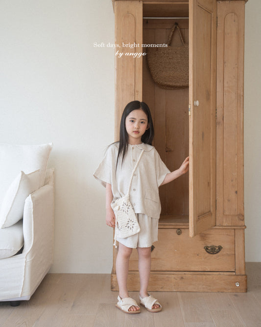韓國童裝 26夏| AG26 Vanilla bean Set (80-120cm)