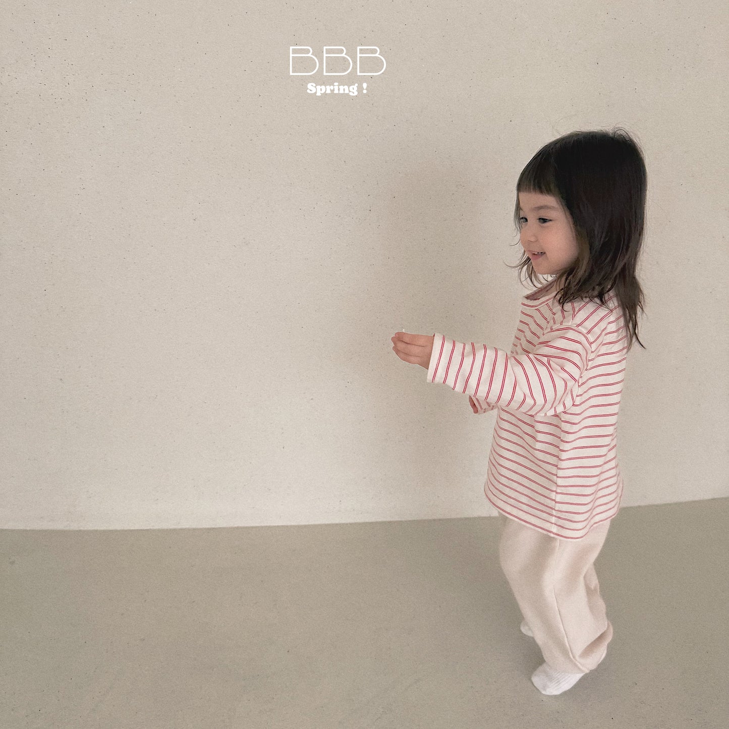 韓國童裝 26春 | BB04 Stripe Box T-shirt (70-110cm)