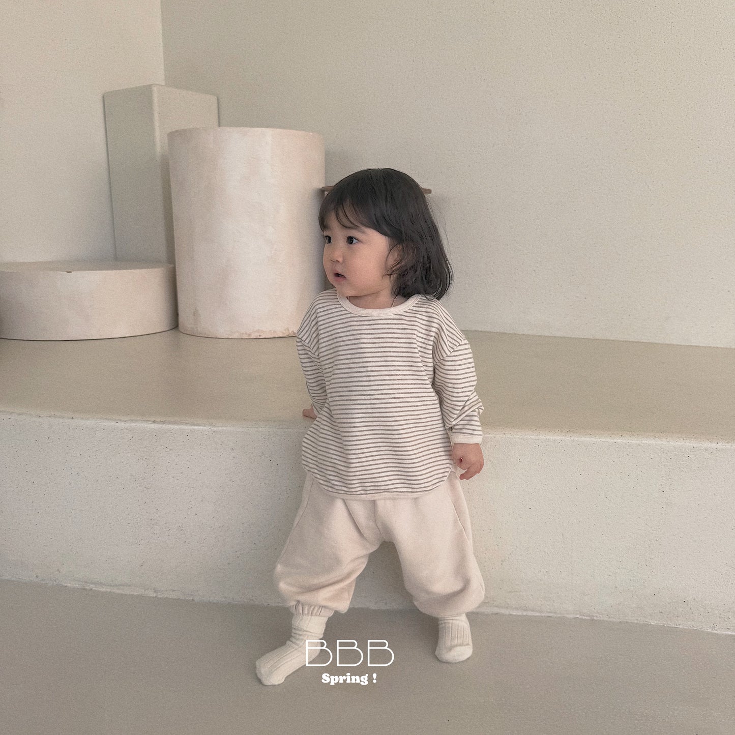 韓國童裝 26春 | BB02 Bangbang Collar T-shirt (70-130cm)