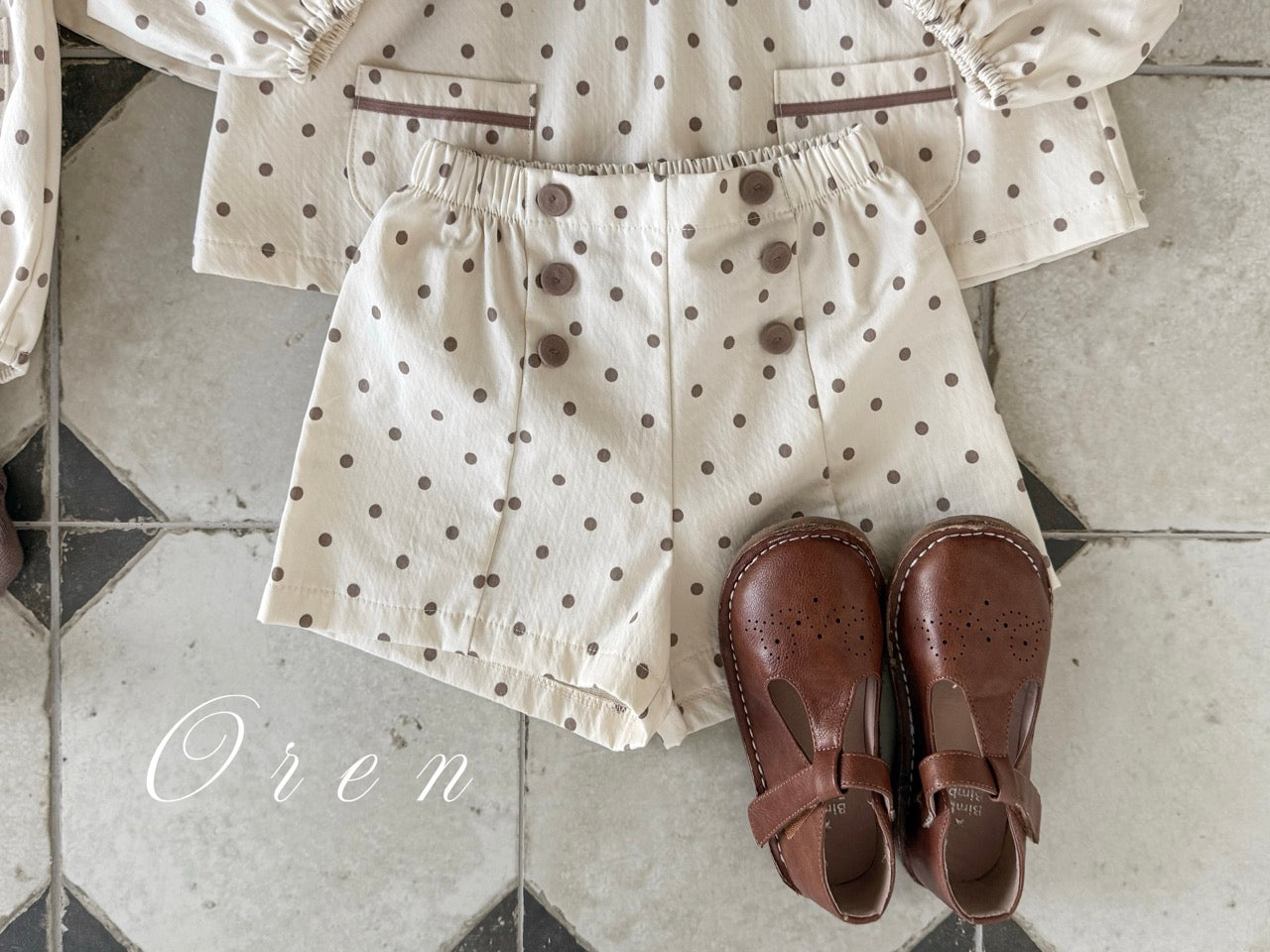 韓國童裝 25秋 | OR25312 Lucien Marine Collection - Top and bottom Set