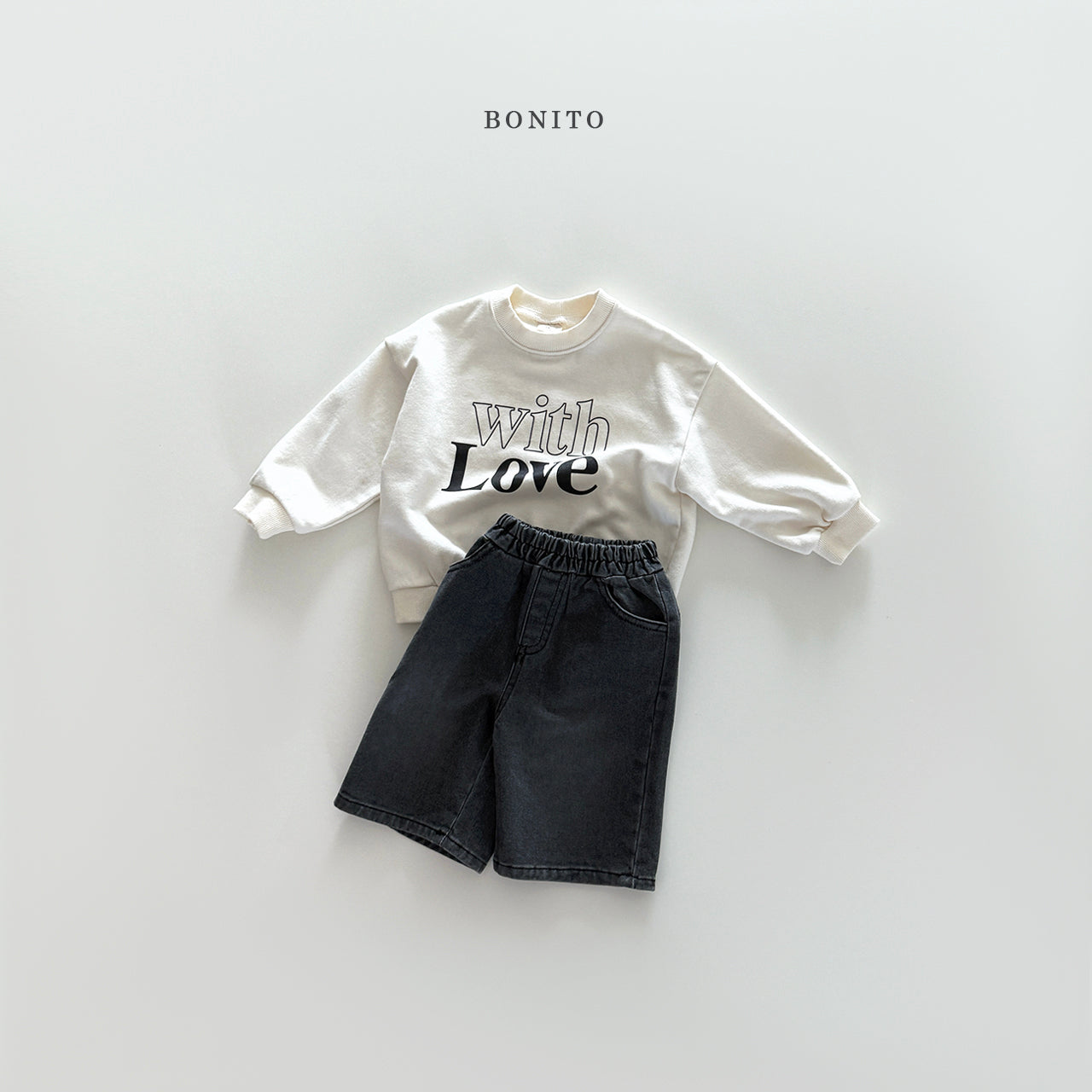韓國童裝 25秋| BT25323 LOVE MTM (70-140CM)