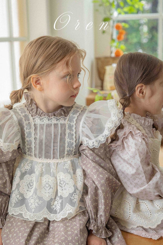 韓國童裝 25秋 | OR25347 Minette Organza Bustier