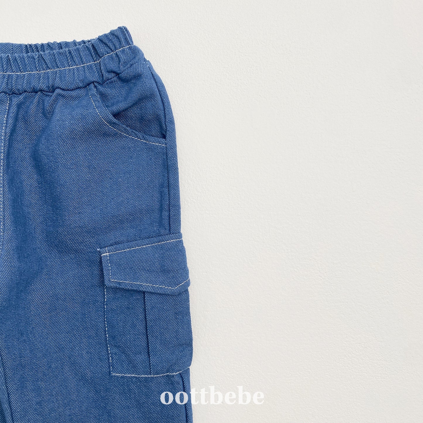 韓國童裝 | OT25367 Denim Pants