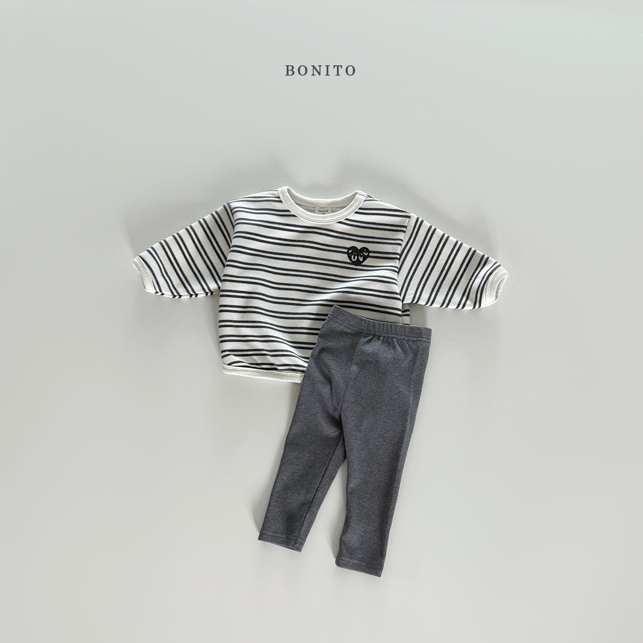 韓國童裝 25秋| BT25308 BEBE) BABY TOP AND BOTTOM SET (60-85cm)