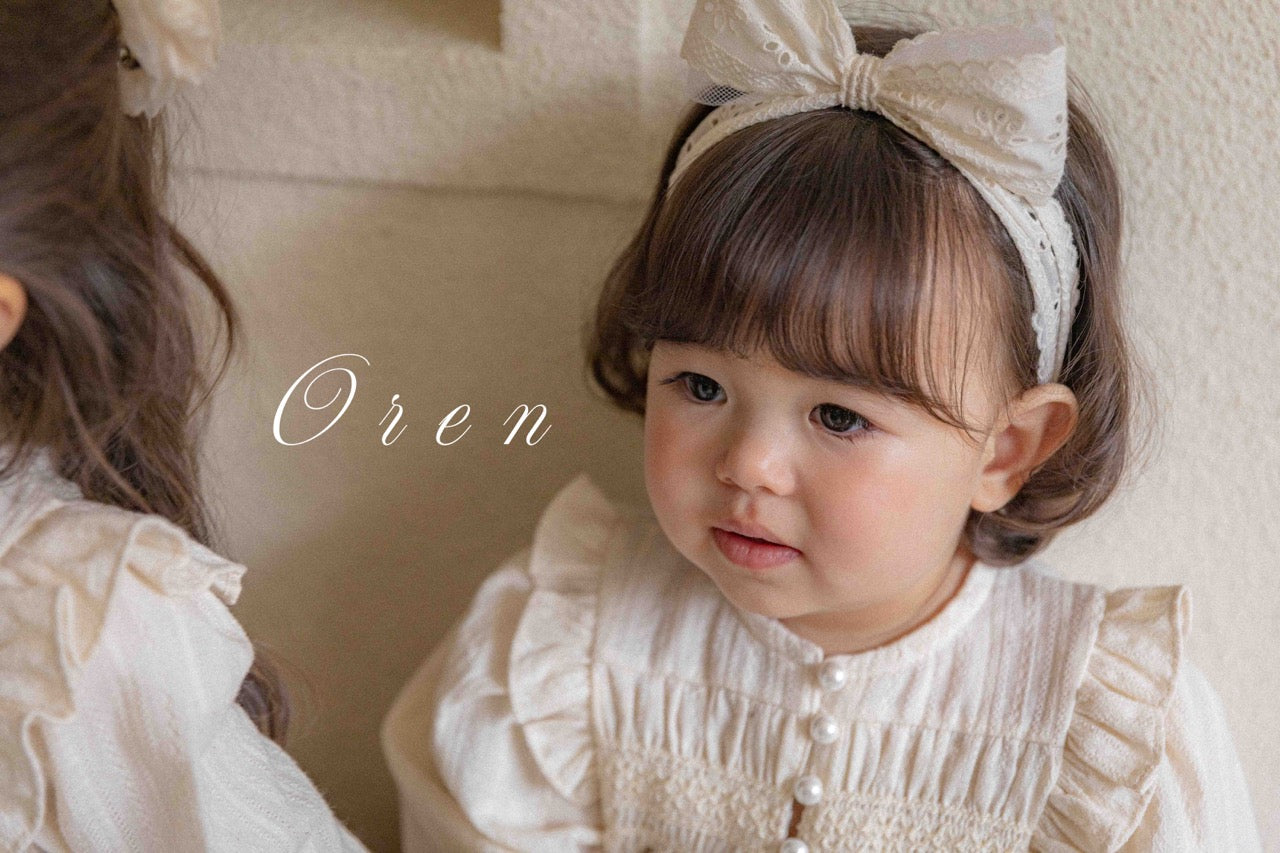 韓國童裝 25秋 | OR25307 Ribbon Hairband