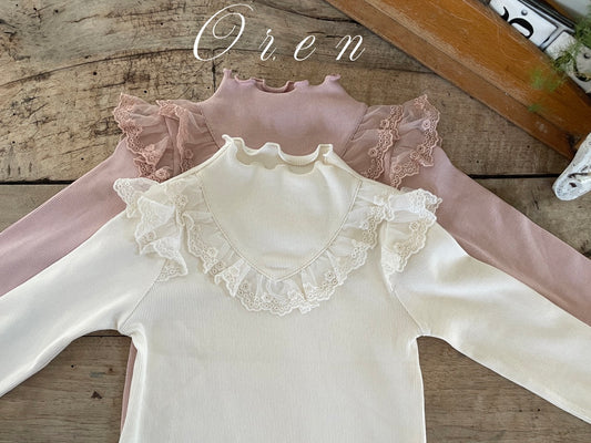 ้ๅ็ซฅ่ฃ 25็ง | OR25335 Miel Lace T-shirt