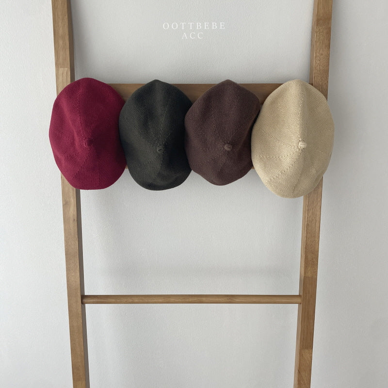 韓國童裝 | OT25371 Knit Beret