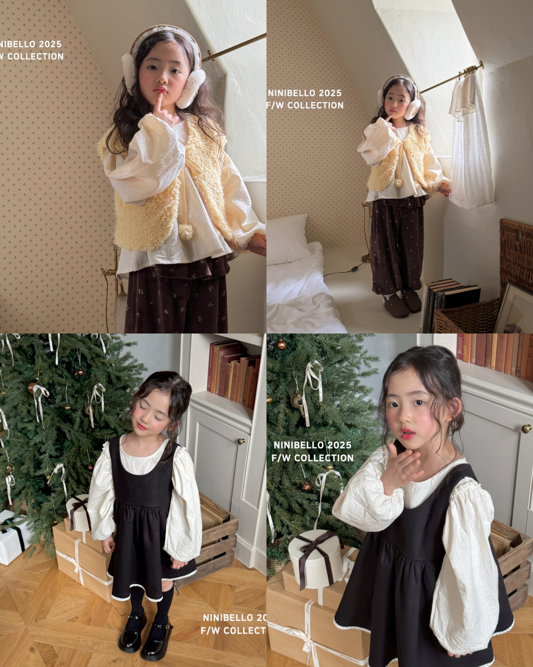 韓國童裝 25秋冬 | NB25443 Blouse