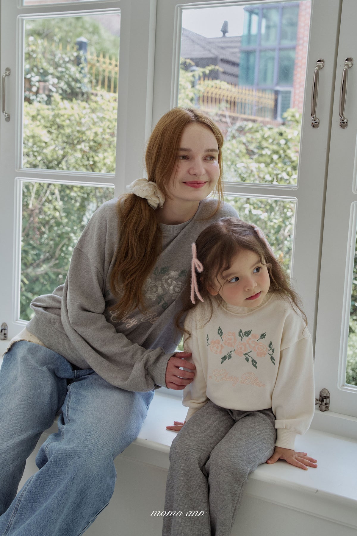 韓國童裝 26秋| MN11 Rose Sweatshirt 衛衣 (80-130)