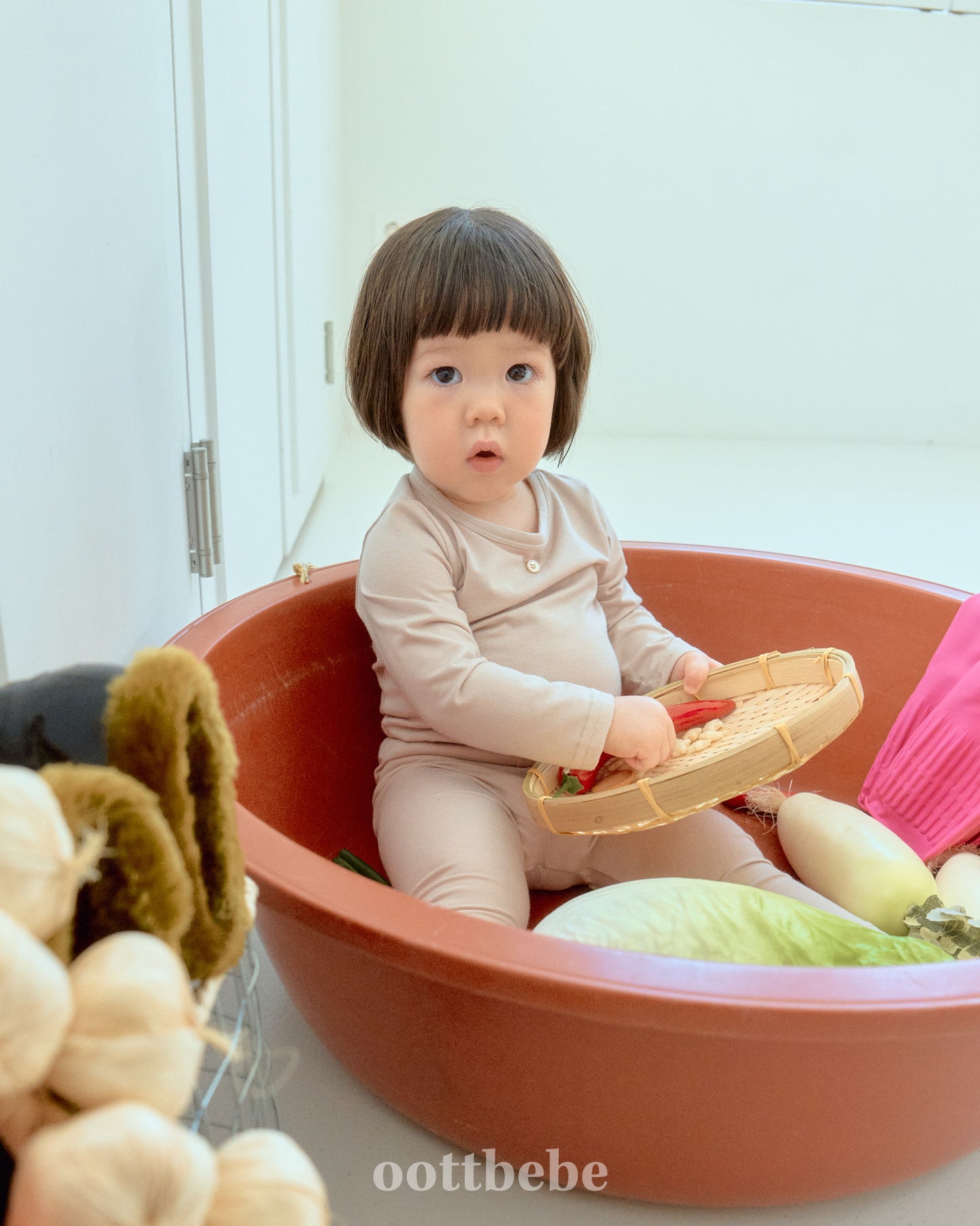 韓國童裝 | OT25302 1+1 室內服套裝