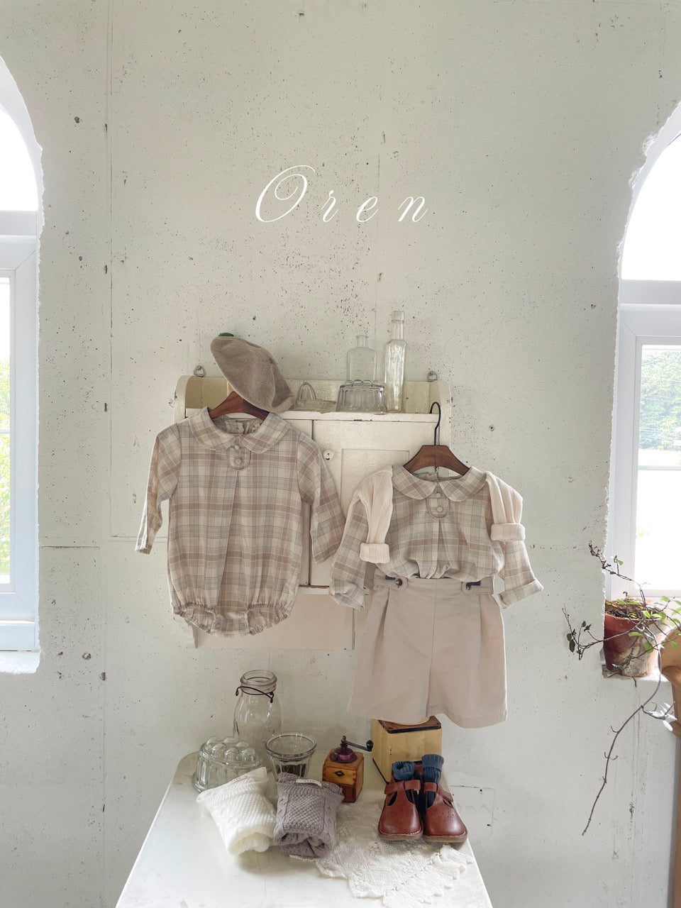 韓國童裝 25秋 | OR25323 Check Suit