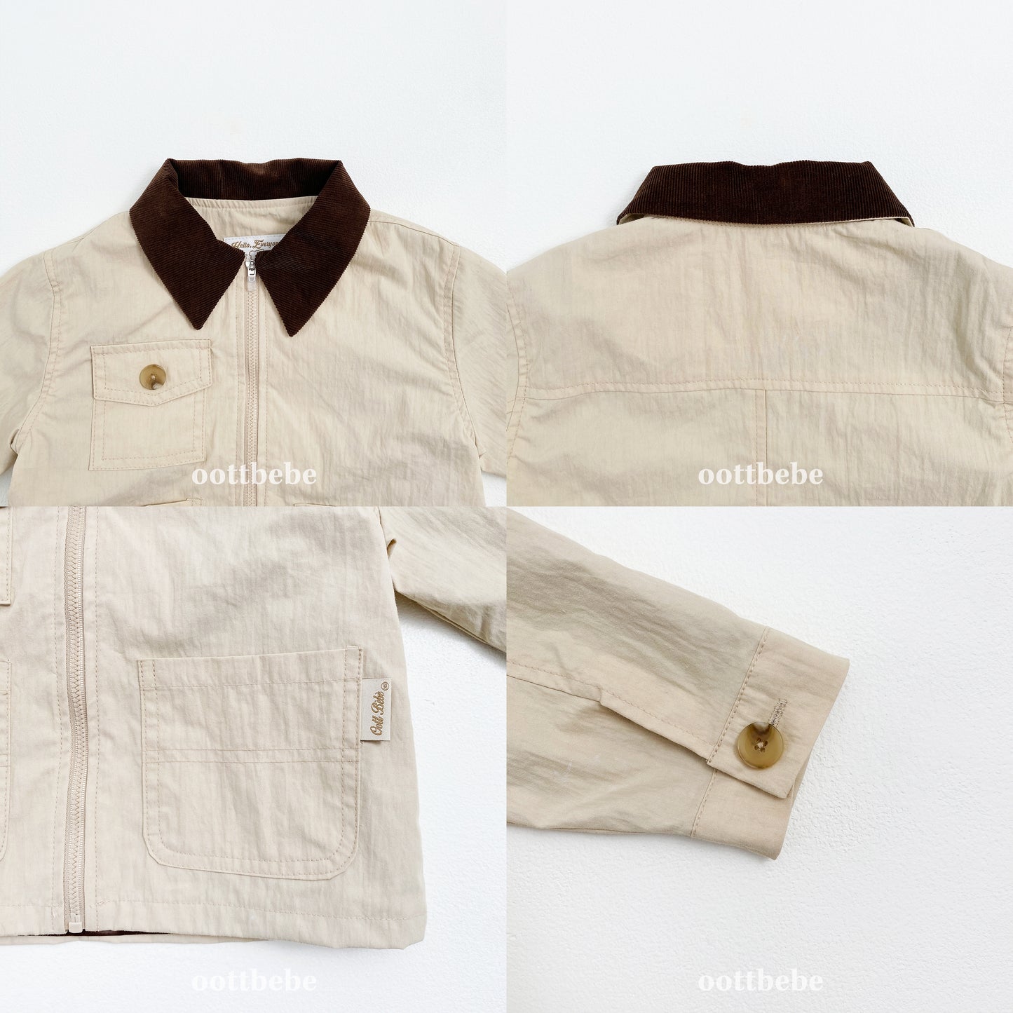 韓國童裝 | OT25323 Coller Jacket