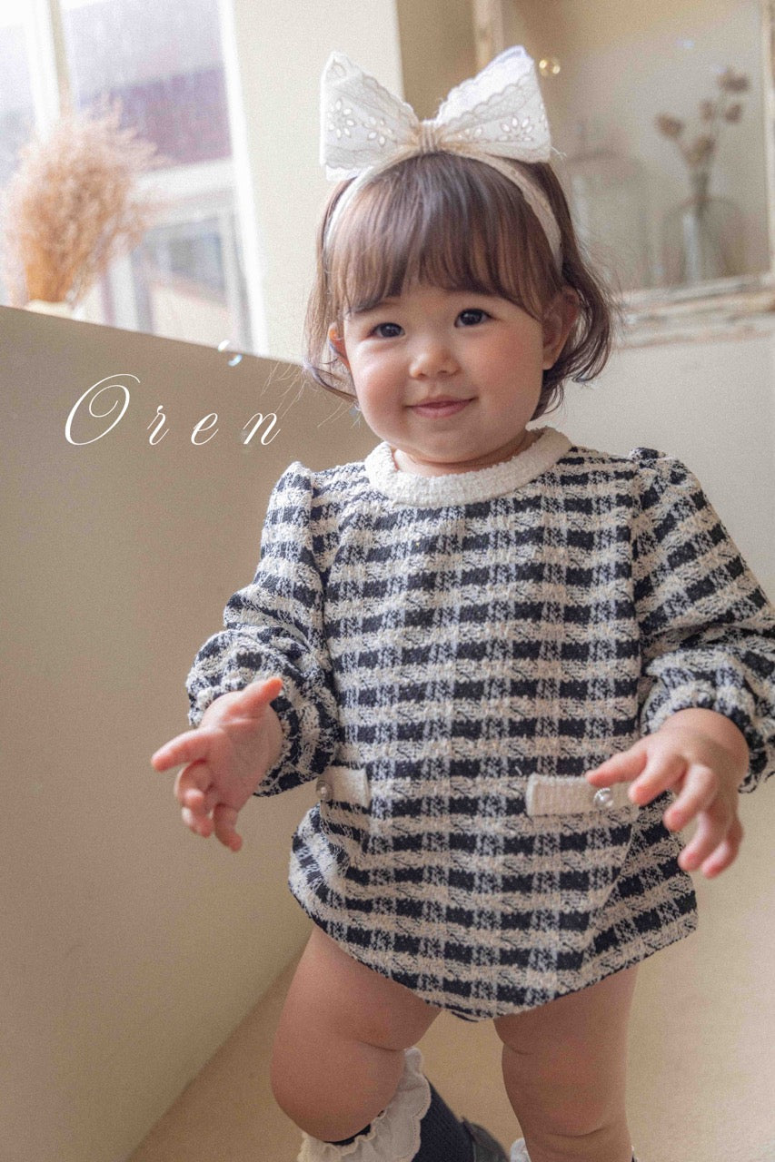 韓國童裝 25秋 | OR25311 Tweed Collection - Baby Suit