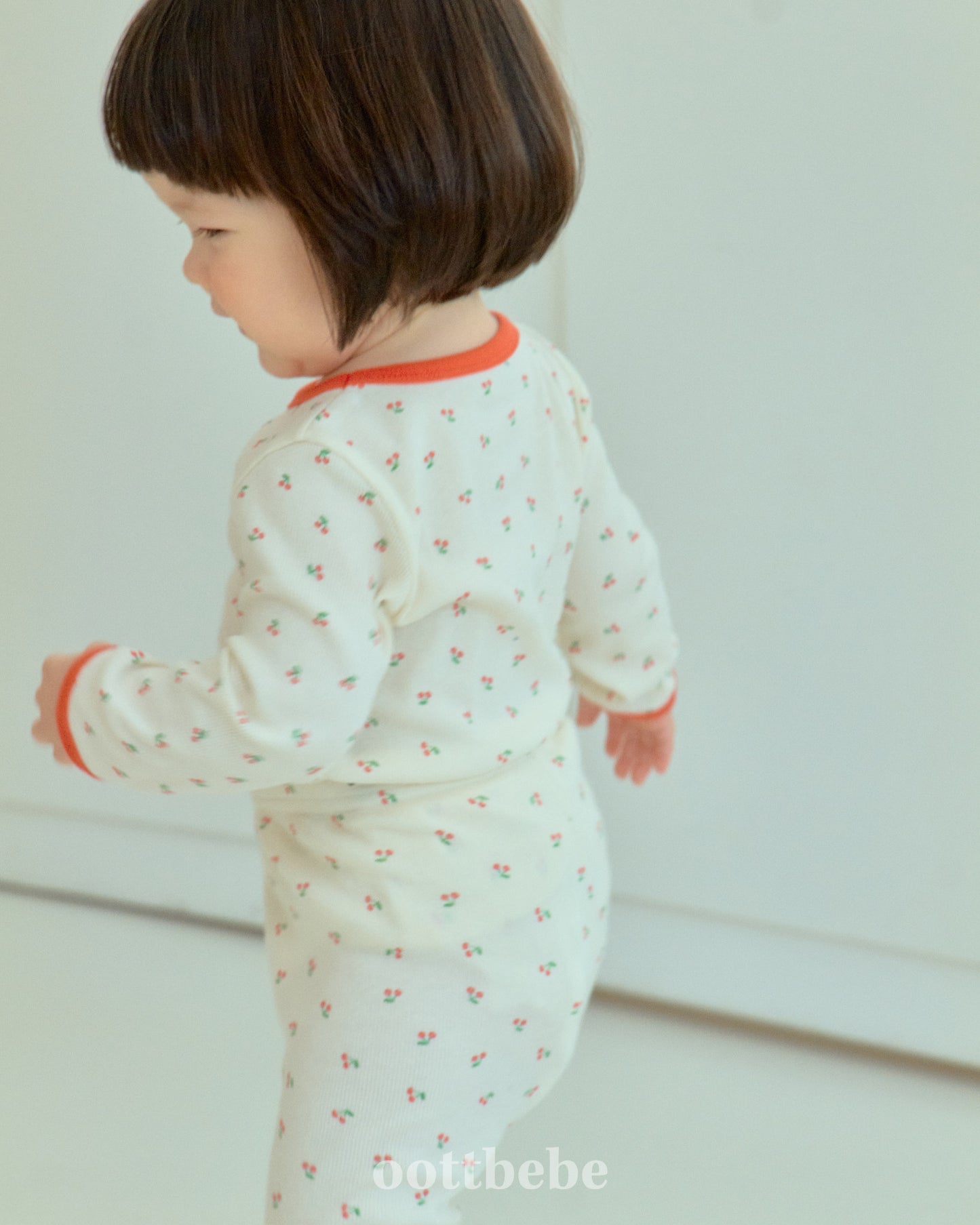 韓國童裝 | OT25341 Blossom Top and Bottom Set