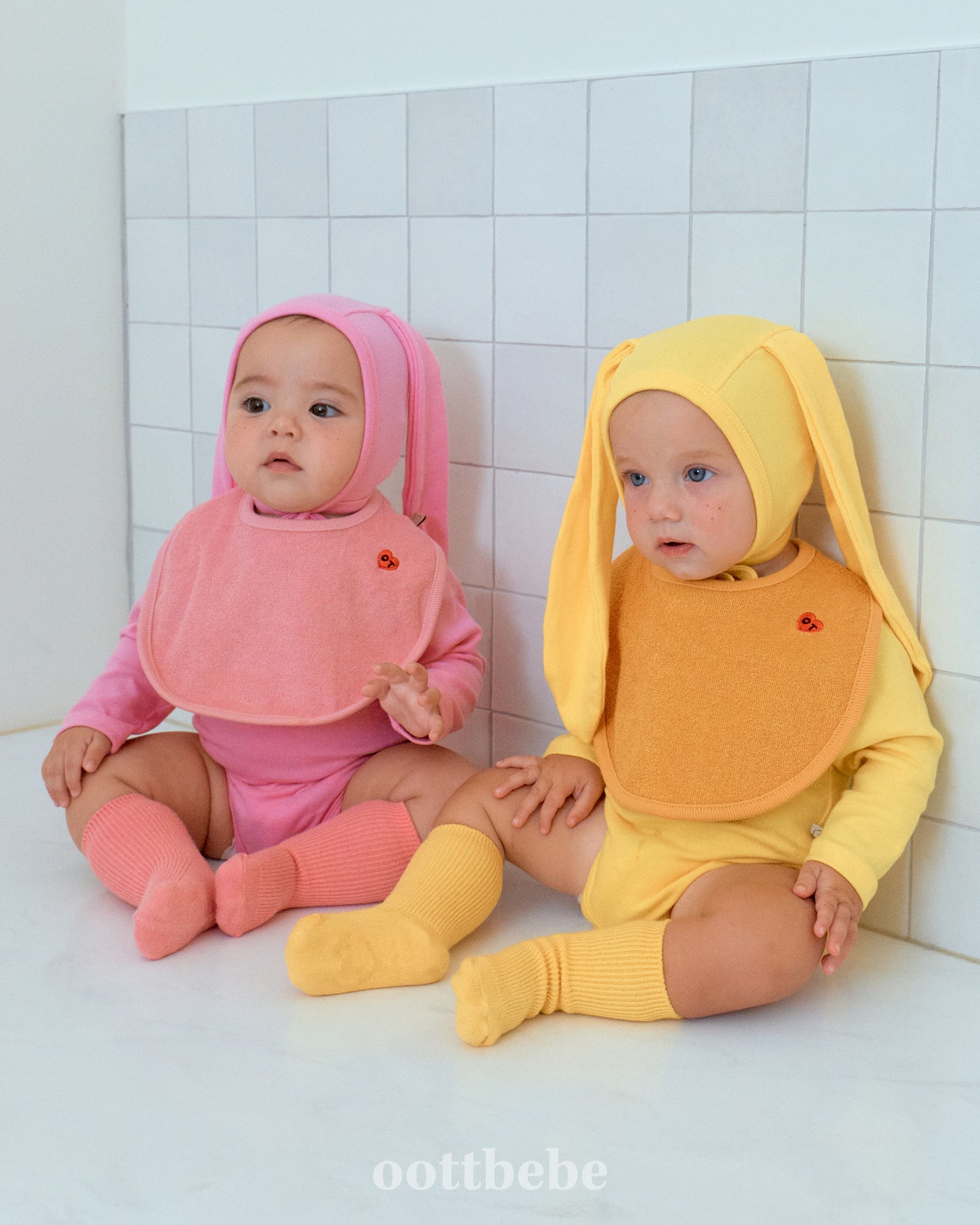 韓國童裝 | OT25314 Rainbow Baby Bib