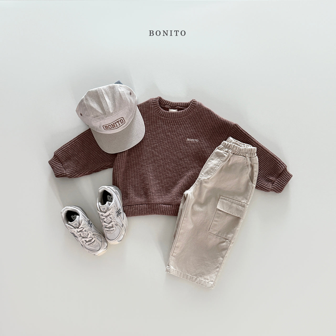 韓國童裝 25秋| BT25313 KNIT MTM (70-140CM)