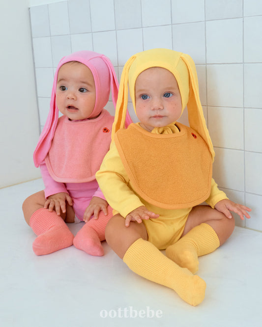 韓國童裝 | OT25312 Rainbow Bunny Bonnet