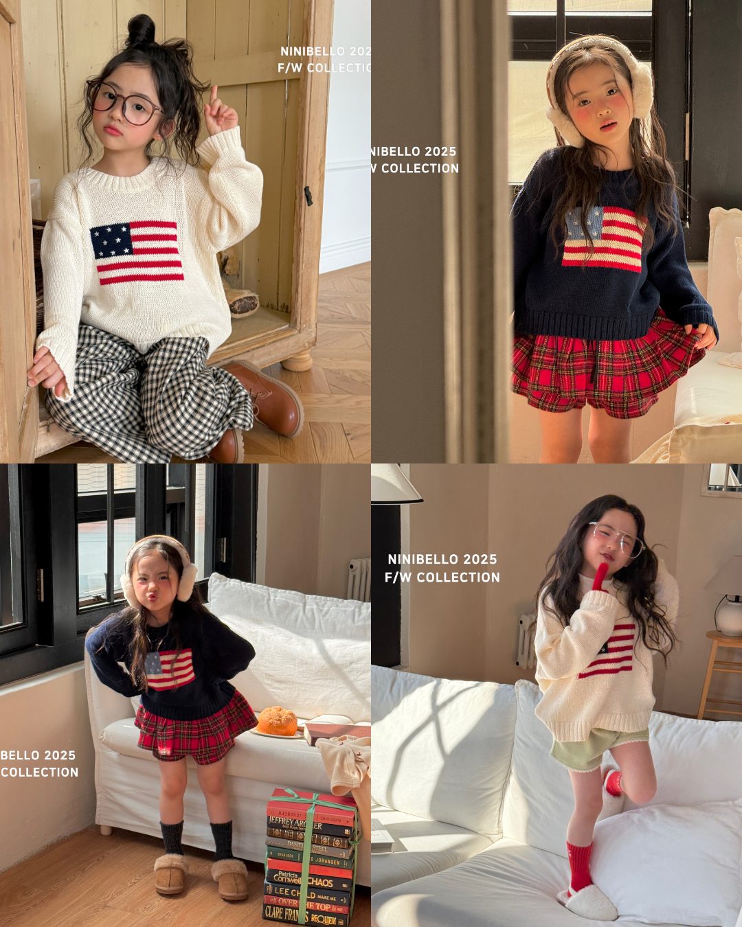 韓國童裝 25秋冬 | NB25449 Knit Top