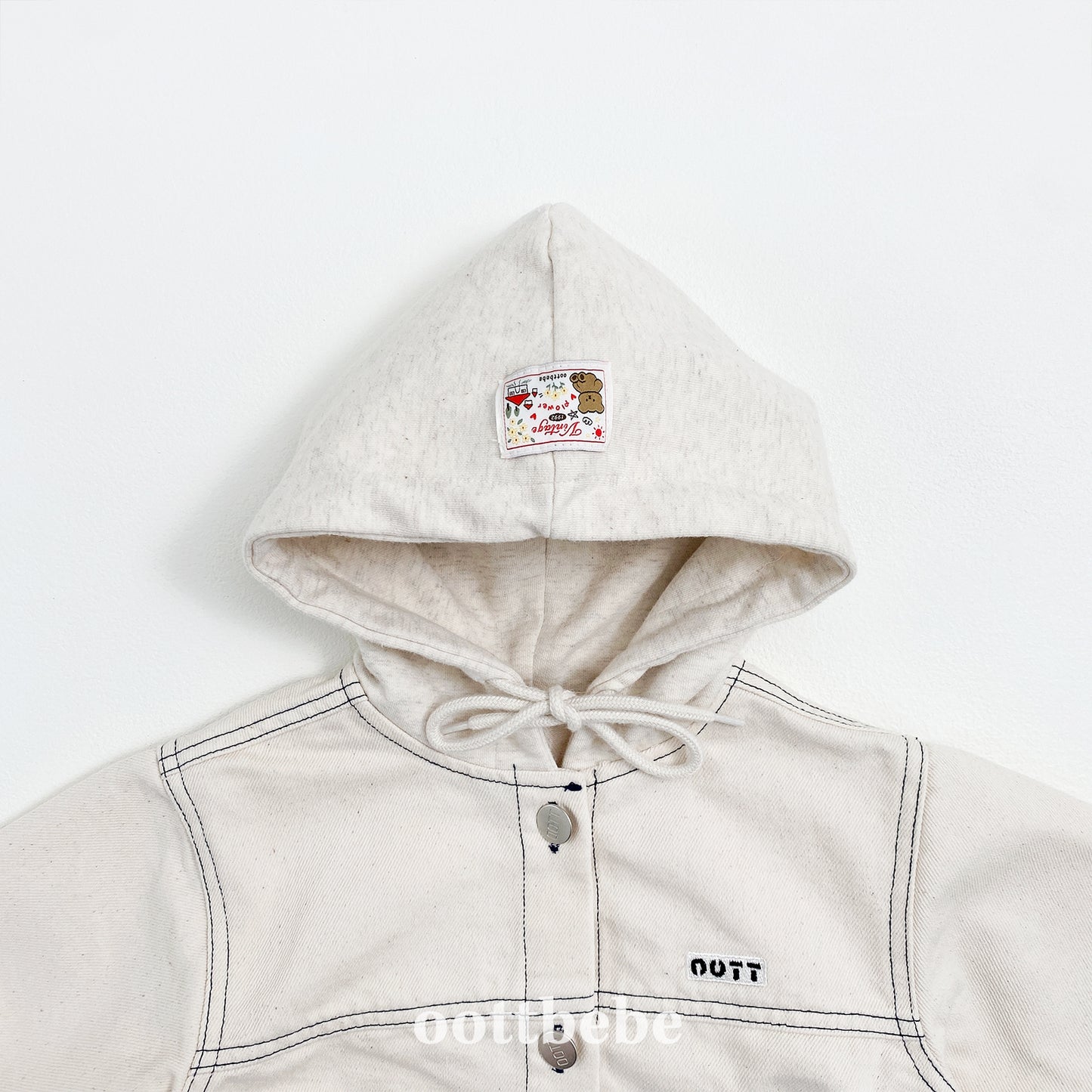 韓國童裝 | OT25325 Hooded Jacket