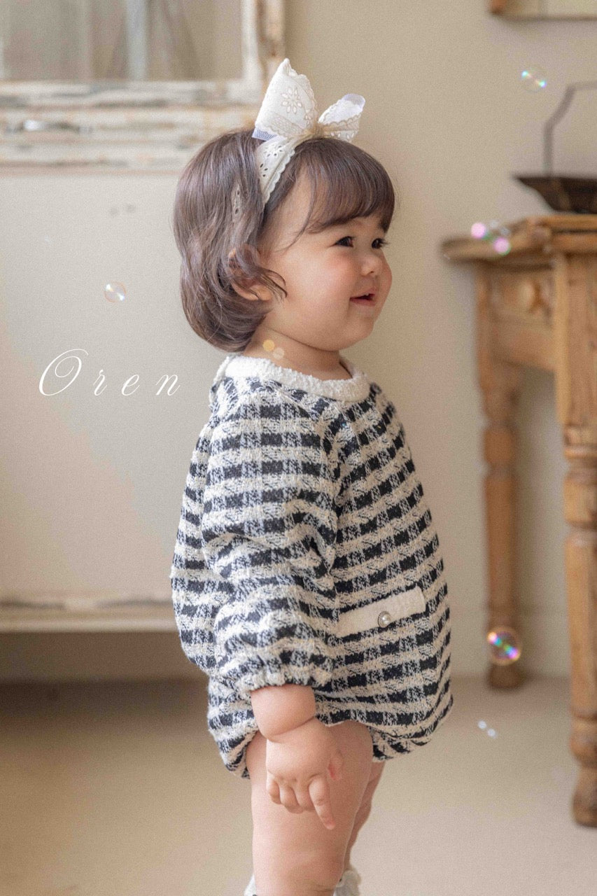 韓國童裝 25秋 | OR25311 Tweed Collection - Baby Suit