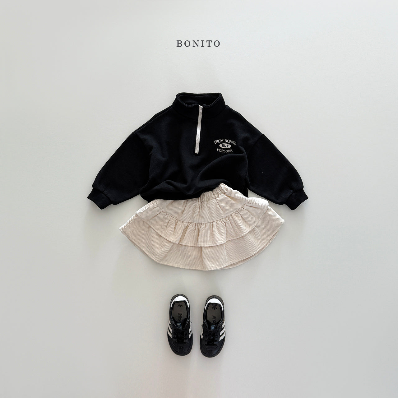 韓國童裝 25秋| BT25332 CANCAN SKORT (70-140CM)