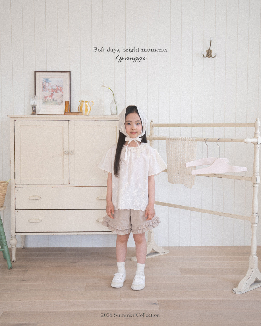 韓國童裝 26夏| AG44 (acc) Eyelet Bandana