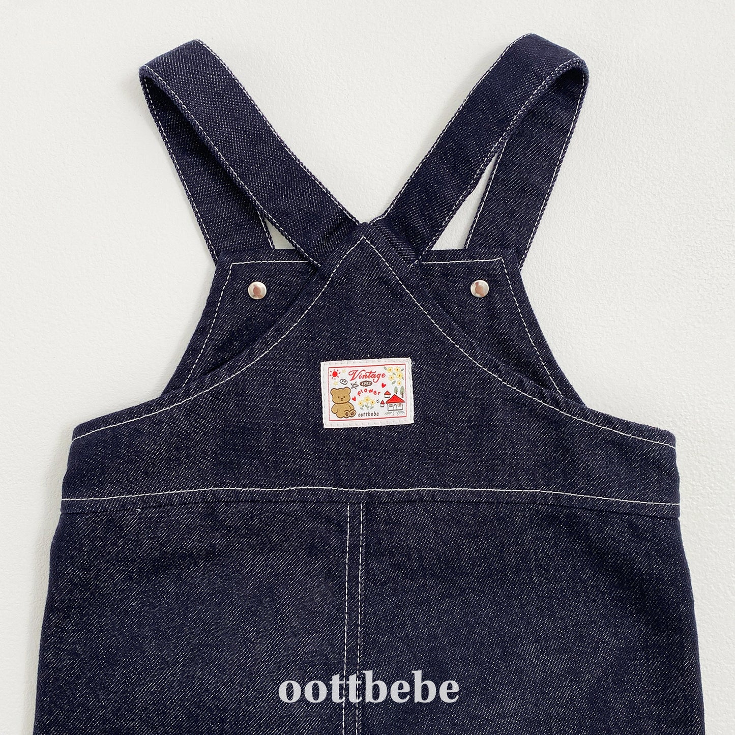 韓國童裝 | OT25327 Denim Overall