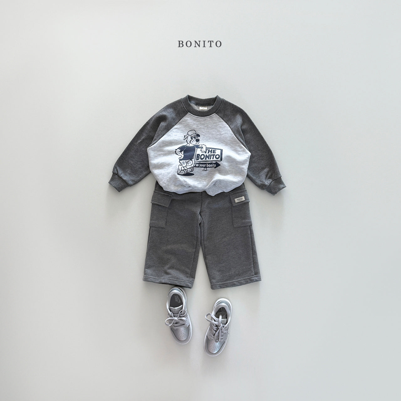 韓國童裝 25秋| BT25339 BONITO POCKET PANTS (70-140CM)