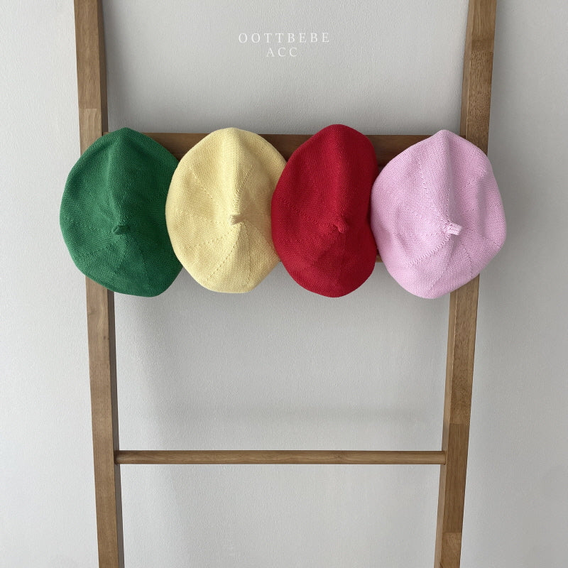 韓國童裝 | OT25373 Knit Beret (Color)
