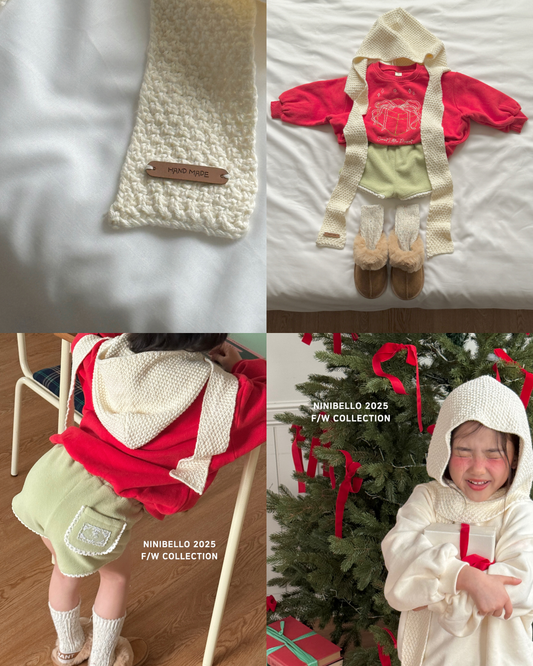 韓國童裝 25秋冬 | NB25450 Scarf Hat