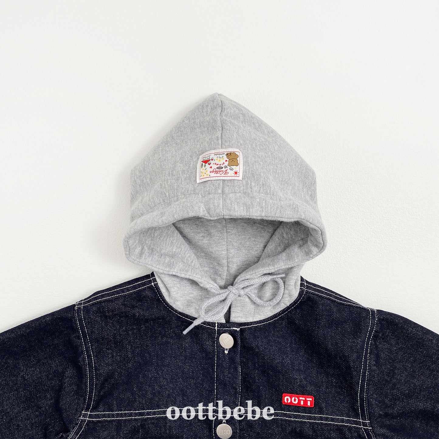 韓國童裝 | OT25325 Hooded Jacket