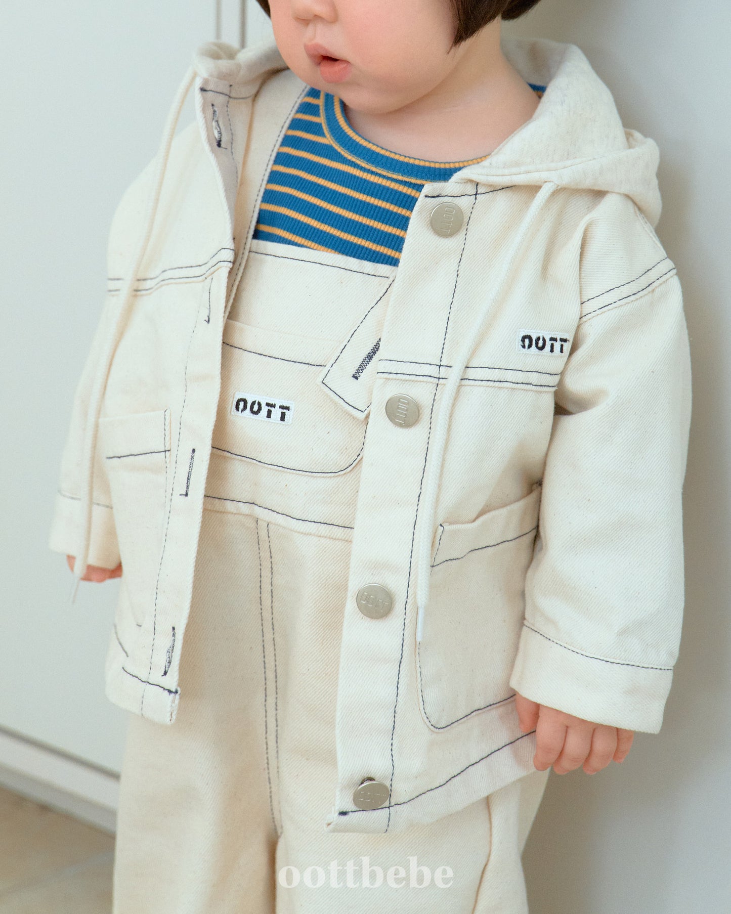 韓國童裝 | OT25325 Hooded Jacket