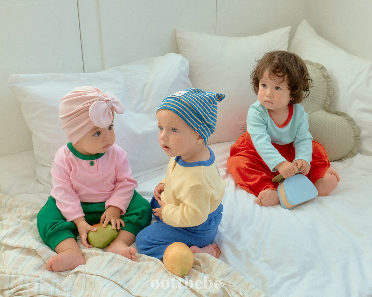 韓國童裝 | OT25337 Baby Top and Bottom Set