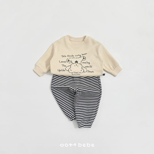 韓國童裝 26SS | OT23 Bear Kids Top and Bottom Set (75-120cm)