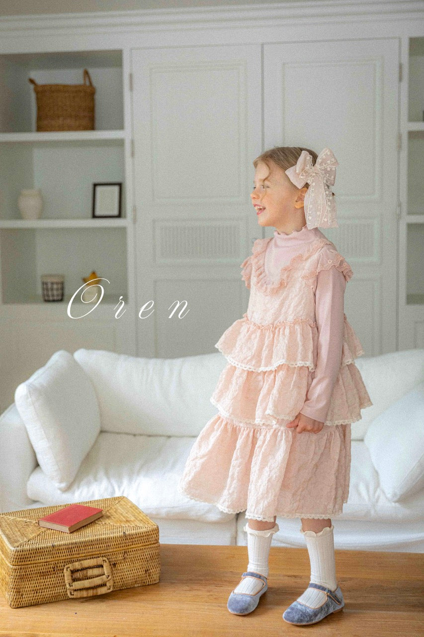 韓國童裝 25秋 | OR25334 Miel Lace OPS