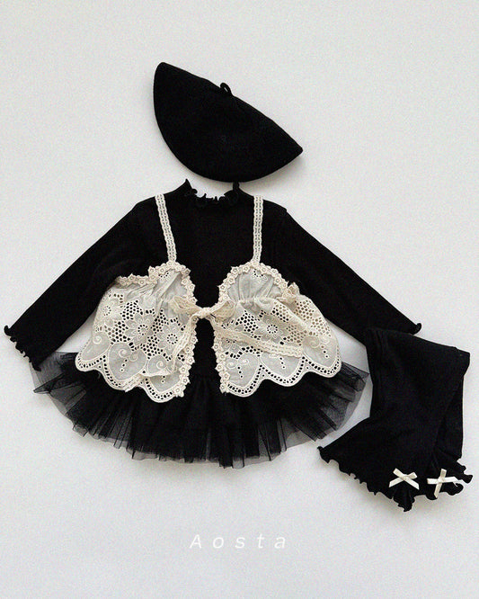 韓國童裝 26春 | AO26113 Lace Bustier