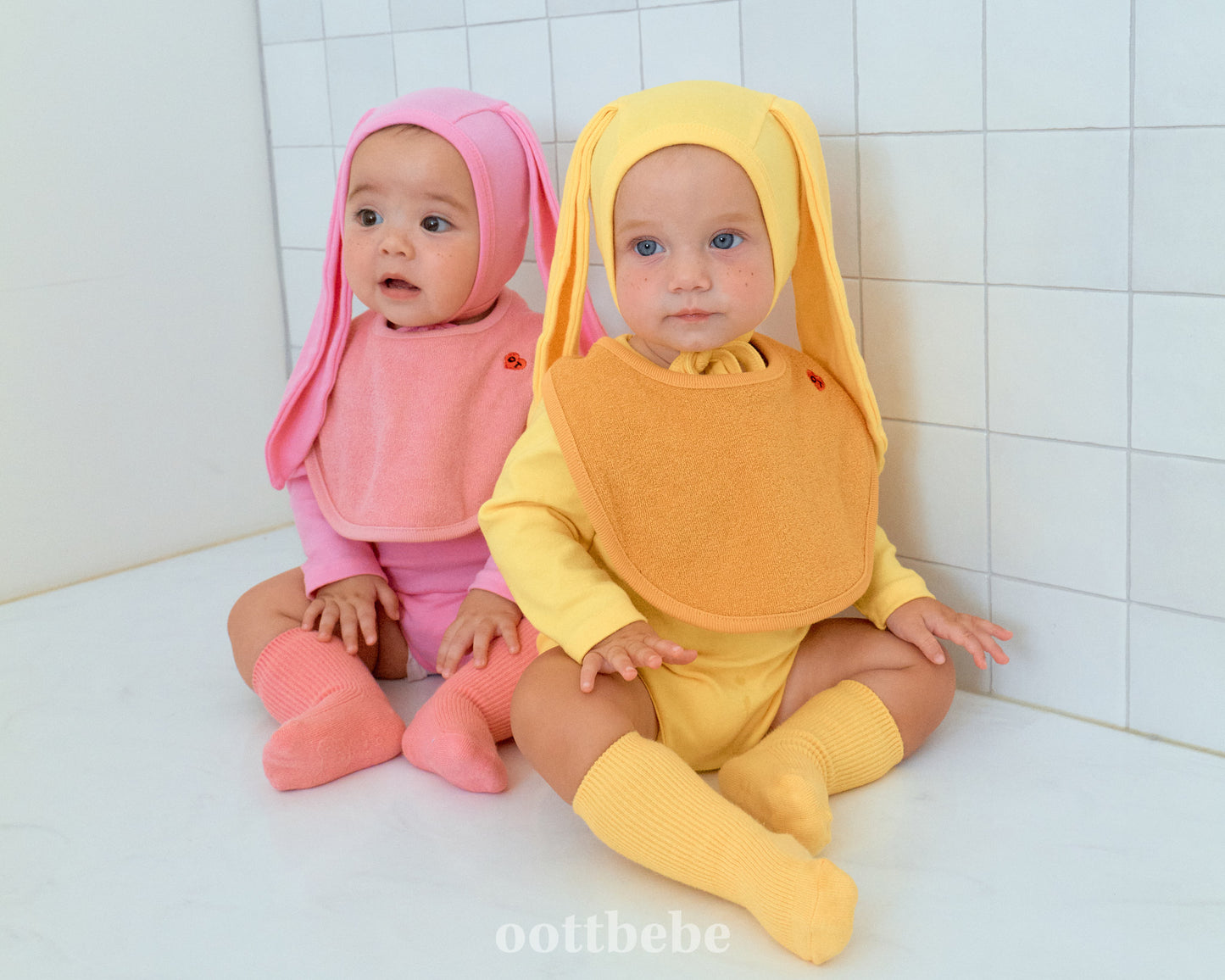 韓國童裝 | OT25314 Rainbow Baby Bib