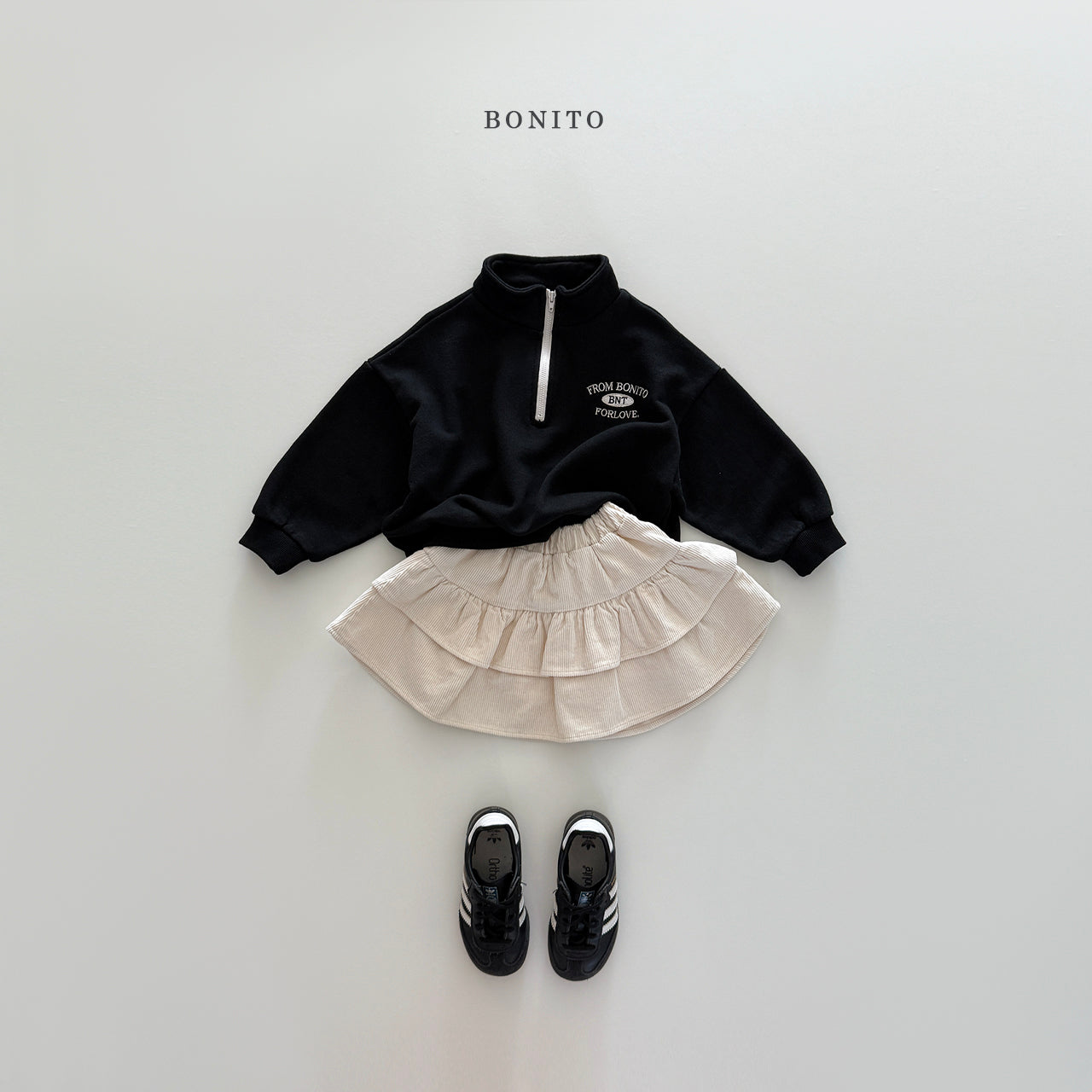 韓國童裝 25秋| BT25330 ZIP UP MTM (70-140CM)