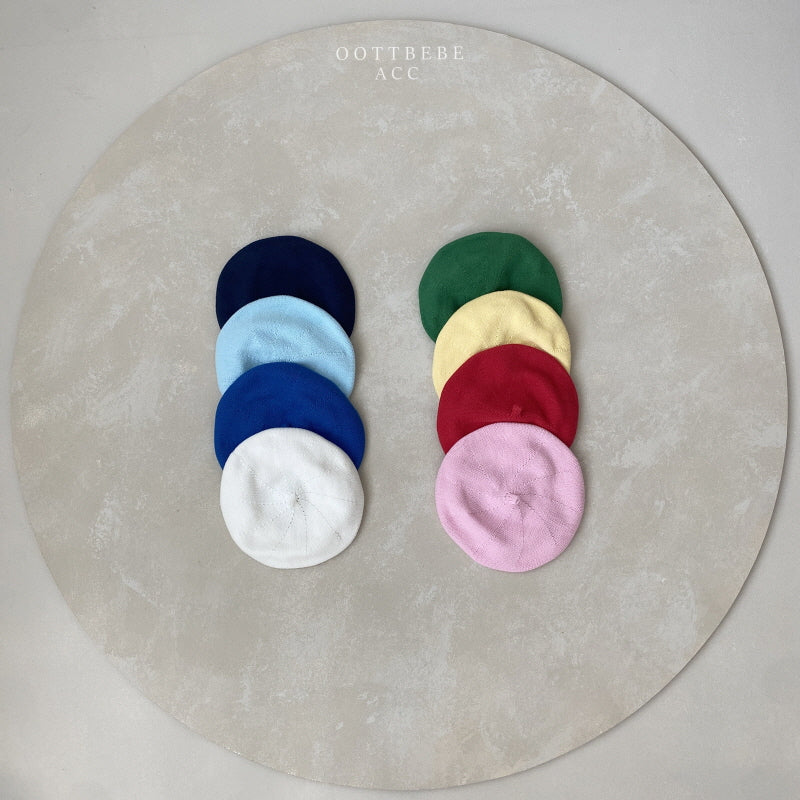 韓國童裝 | OT25373 Knit Beret (Color)